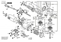 Bosch 3 601 H29 J40 GWS 14-125 INOX Angle Grinder Spare Parts